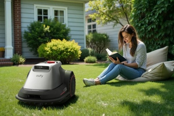 Eufy E15 Robot Lawnmover Uses Vision-Based Tech to Cut Your Grass Efficiently