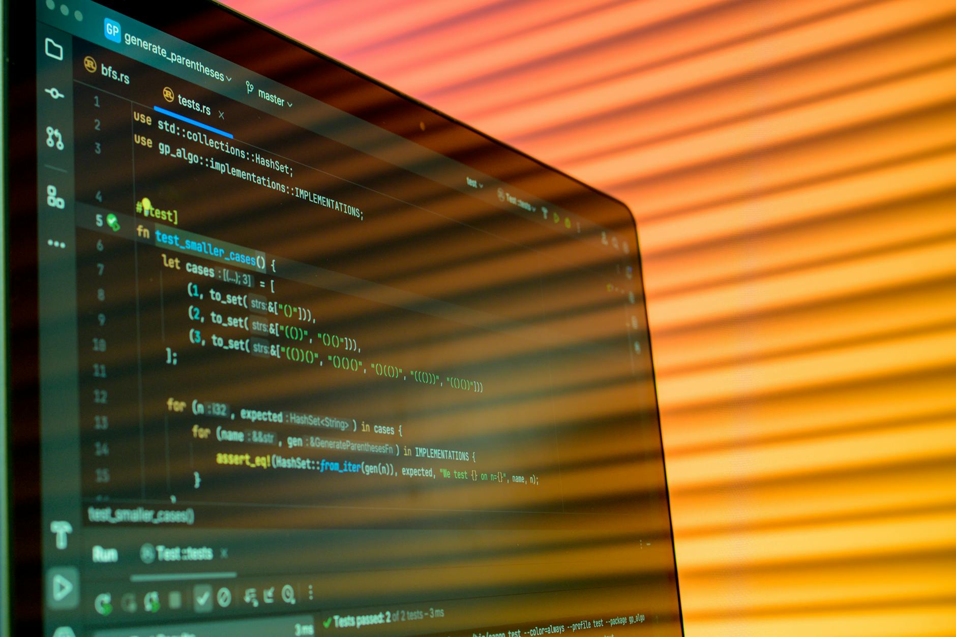 Computer screen displaying code and algorithms used for content detection and moderation systems