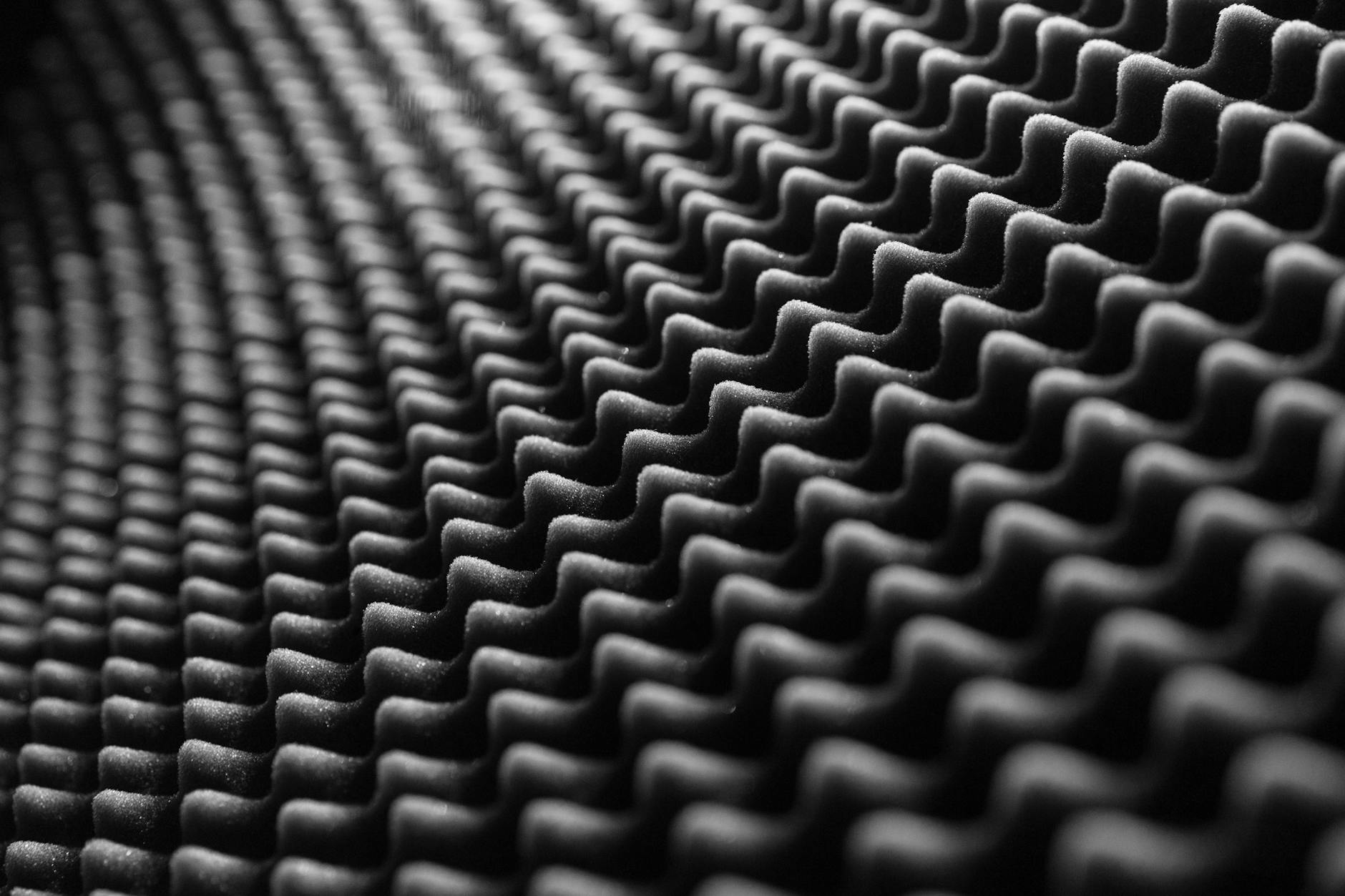 Digital audio waveform visualization showing music streaming quality comparison