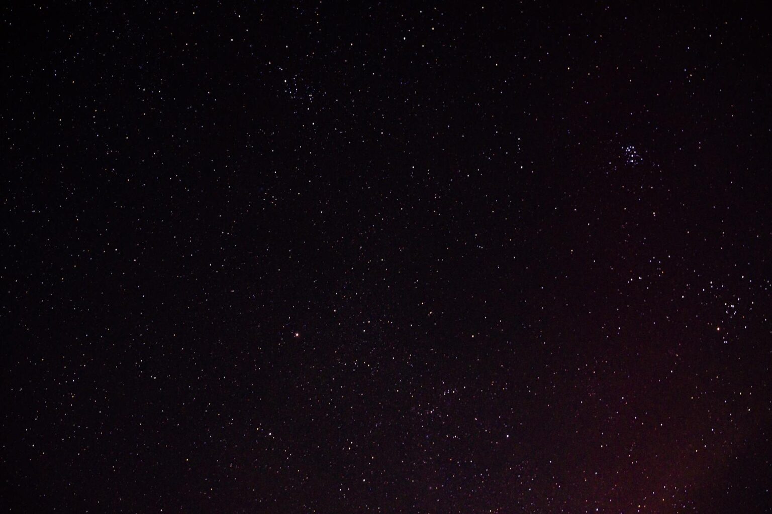 Deep space image showing distant stars and cosmic structures