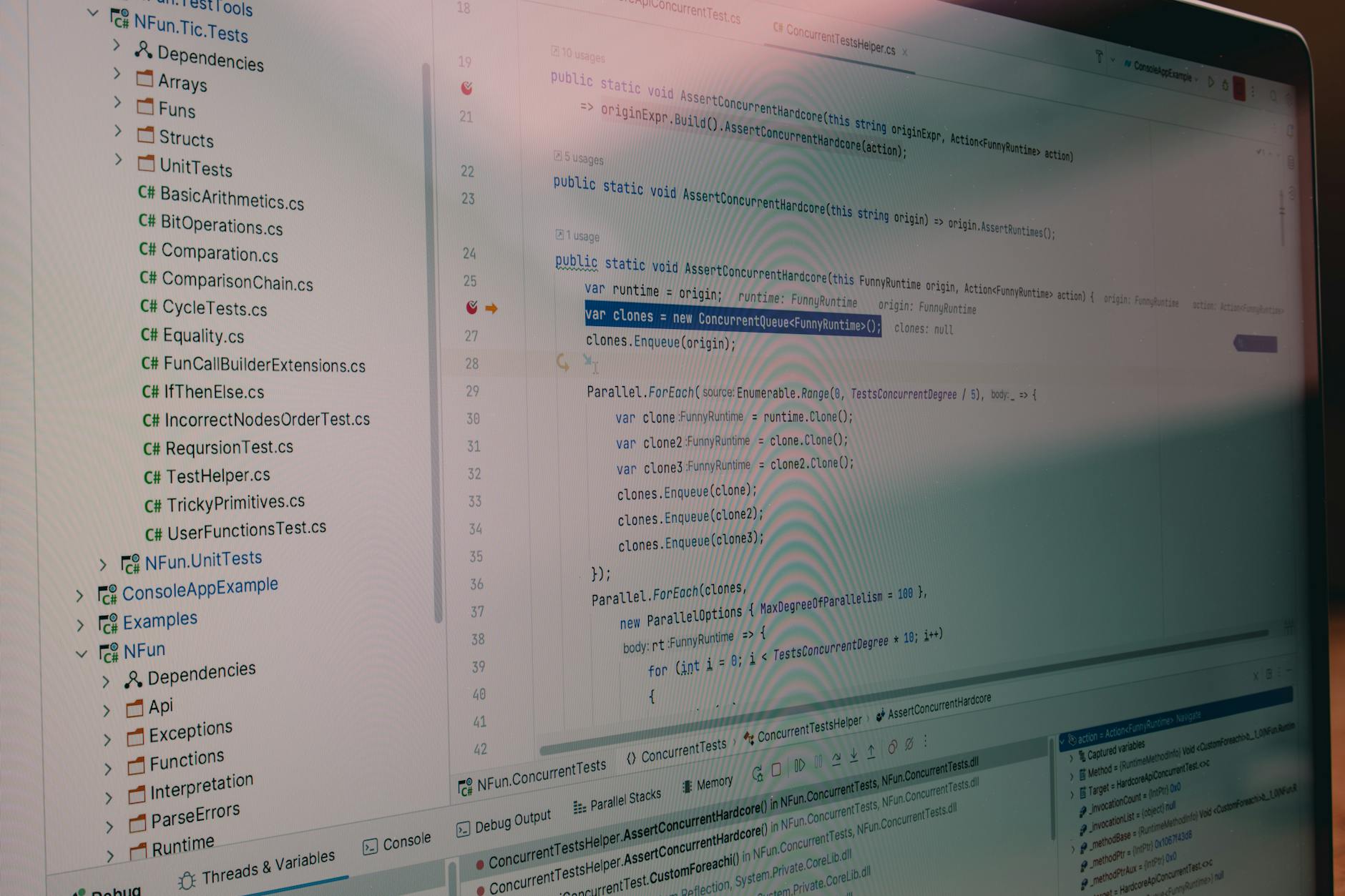 Modern design application interface with tools and creative elements
