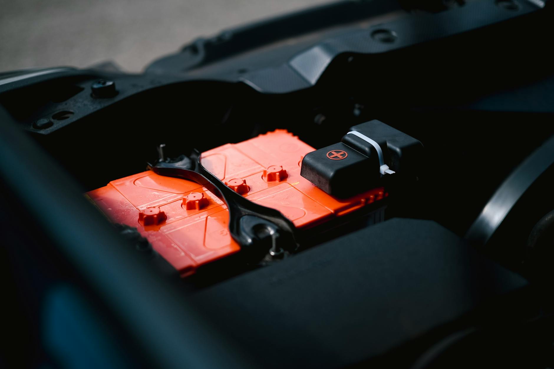 Electric vehicle battery pack component showing lithium-ion cell modules