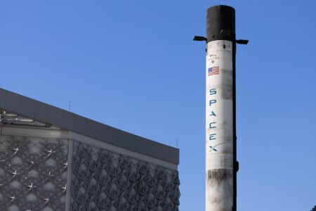 The Download: “reprogramming” aging, and the hidden sense of interoception SpaceX rocket launching against a clear sky representing the company's record IPO milestone