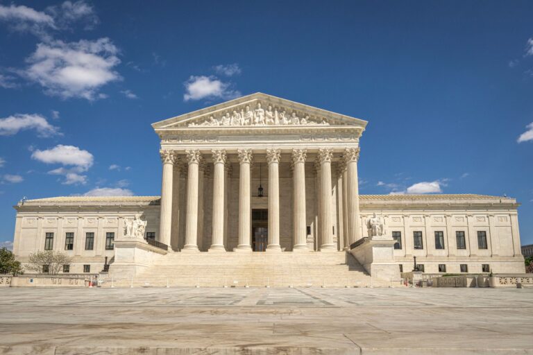 DOJ Backs xAI in NAACP Data Center Pollution Lawsuit Federal courthouse exterior representing DOJ legal intervention in xAI NAACP lawsuit