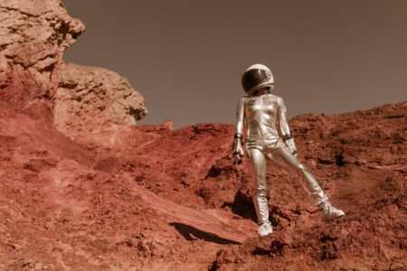 NASA is testing a rover that can drive faster and lift its wheels to climb obstacles A NASA prototype rover on a test surface demonstrating mobility