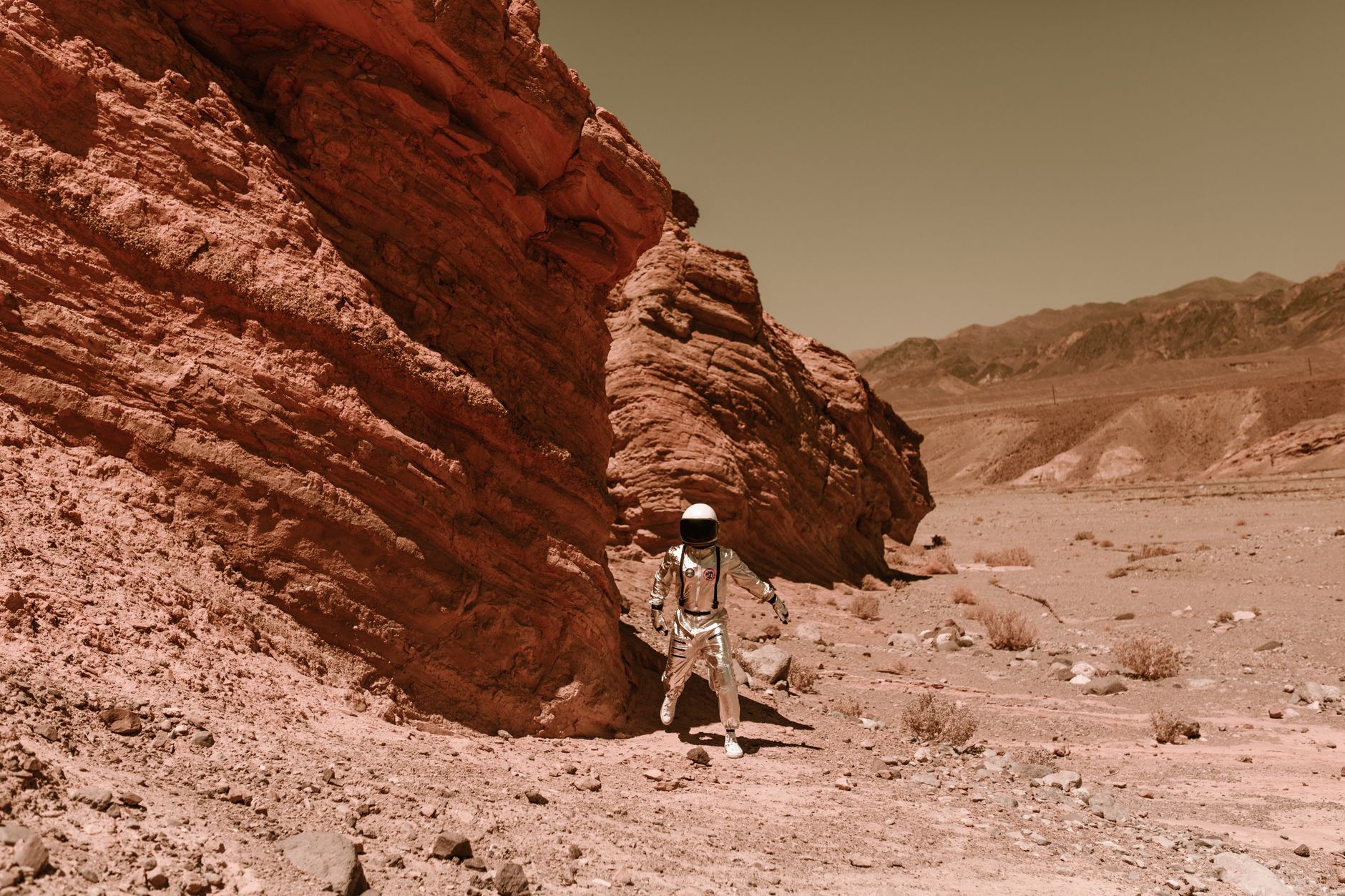 Rocky planetary terrain representing the kind of obstacles rovers must navigate