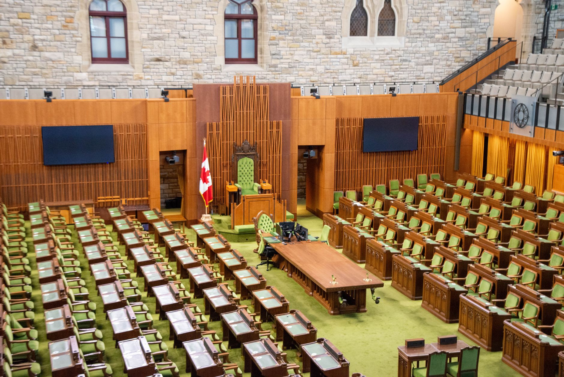 Government building exterior representing legislative policy decisions