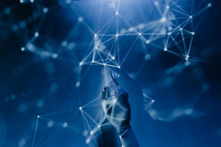 The Oversight Board says leading AI models might be restricting free expression A glowing AI chatbot interface on a dark screen representing content filtering in AI models