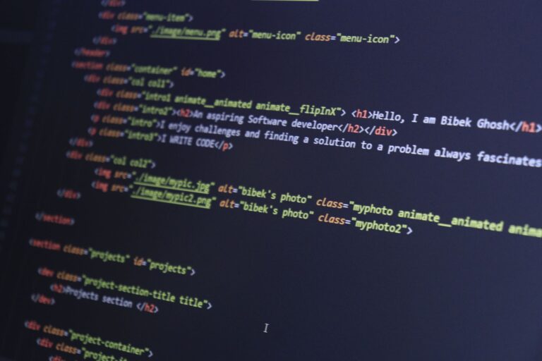 Glowing text on a dark computer screen representing AI-generated content