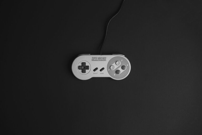 A Nintendo Switch controller resting on a gaming desk in 2026