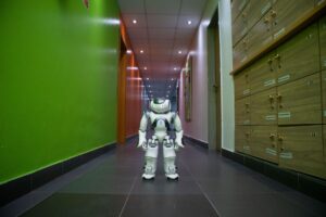 FTC Bans Foreign Robots, but the Rule May Kneecap U.S. Research A humanoid robot standing in a research laboratory environment