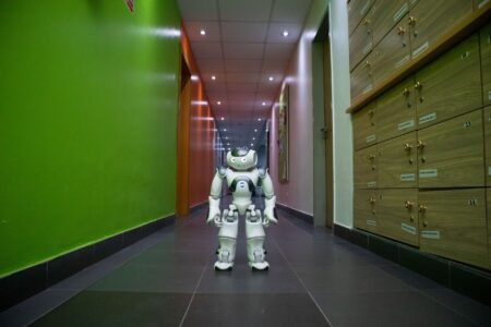FTC Bans Foreign Robots, but the Rule May Kneecap U.S. Research A humanoid robot standing in a research laboratory environment