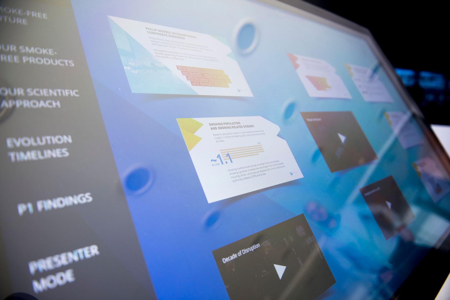 Side-by-side view of two AI tools displayed on a desktop monitor
