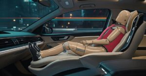 Driverless Cars Are Breaking the Rules of Crash Safety Crash test dummy seated in a vehicle during a frontal impact safety test