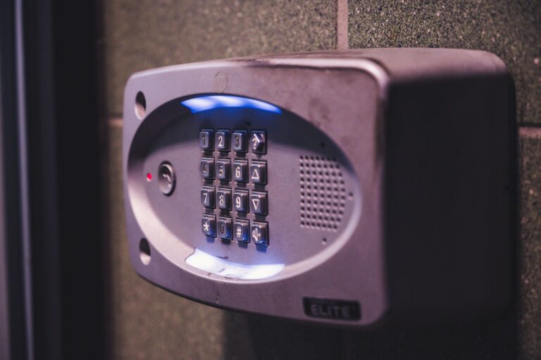 Your Video Doorbell May Miss Visitors Standing Right There Close-up of a video doorbell mounted beside a front door